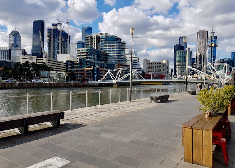 South Wharf offers great views.
