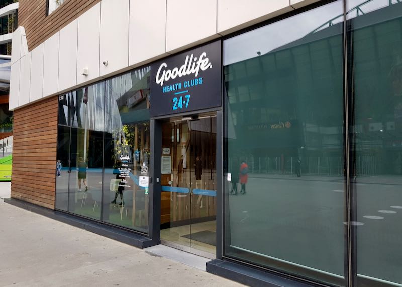 Guests can use the Goodlife Health Clubs for free.