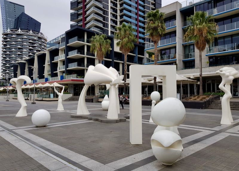 The marina is very interesting.