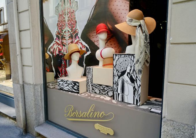 Borsalino is a great local hat maker.