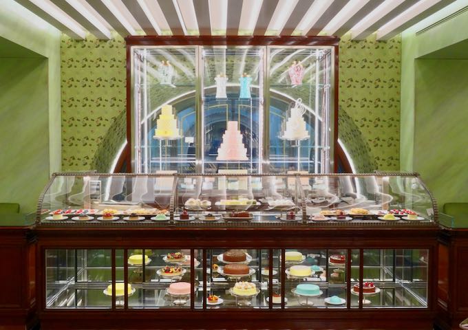 Pasticceria Marchesi serves excellent coffee and sweet treats.