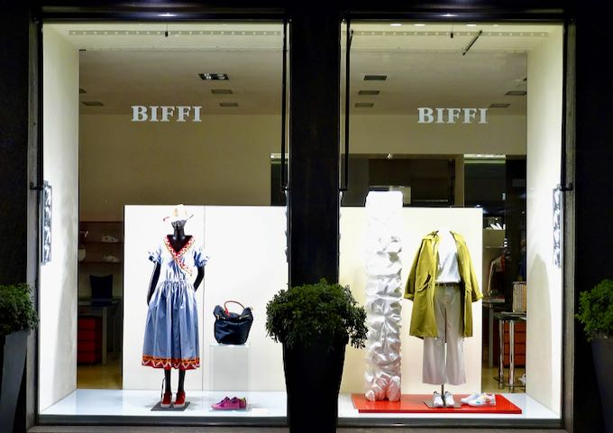 Biffi sells designer clothes.