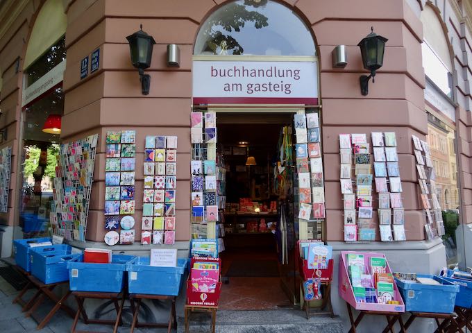 Gems like this bookstore can be found on Rosenheimer Strasse.
