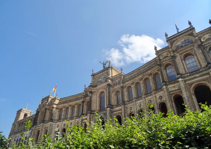 Maximilianeum houses the Bavarian State Parliament.