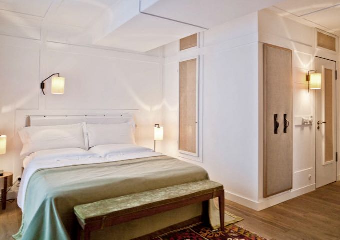 Rooms are bright and light.