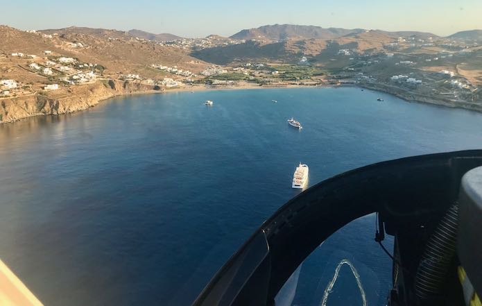 Santorini Mykonos Helicopter Ride