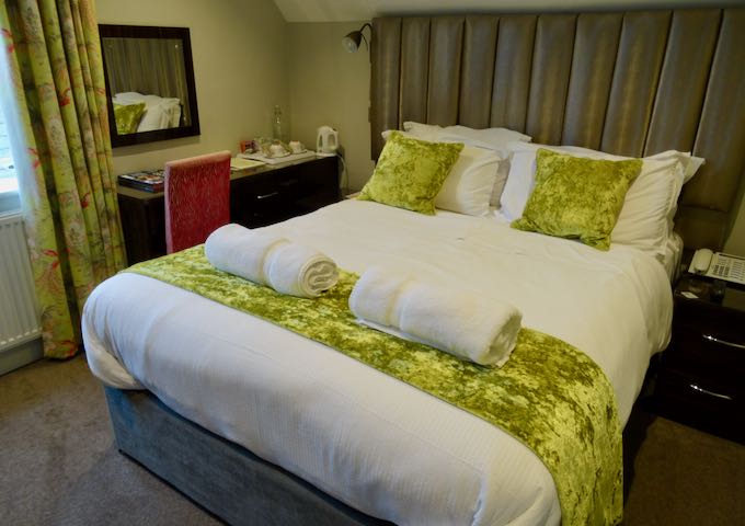 Rooms are very comfortable and colorful.