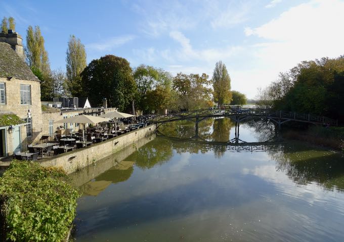 The Trout is an excellent pub north of Port Meadow.