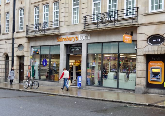 Sainsbury’s is a handy supermarket nearby.