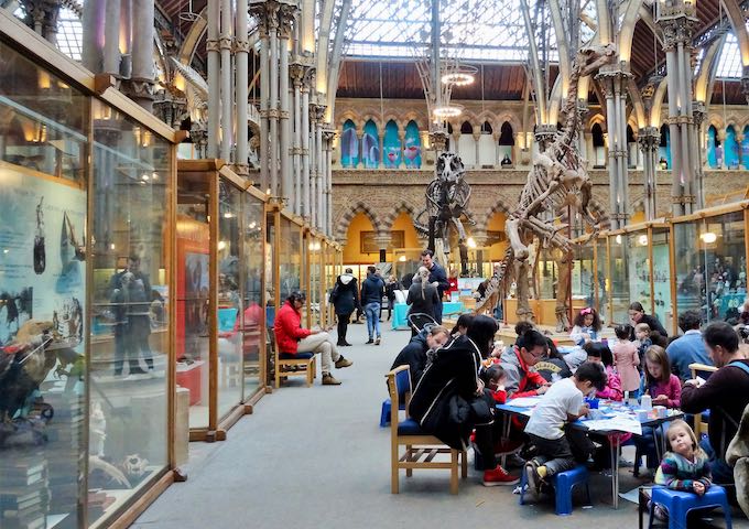 The Natural History Museum is fun for kids.