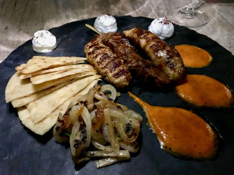 santorini athenian house restaurant grilled meat
