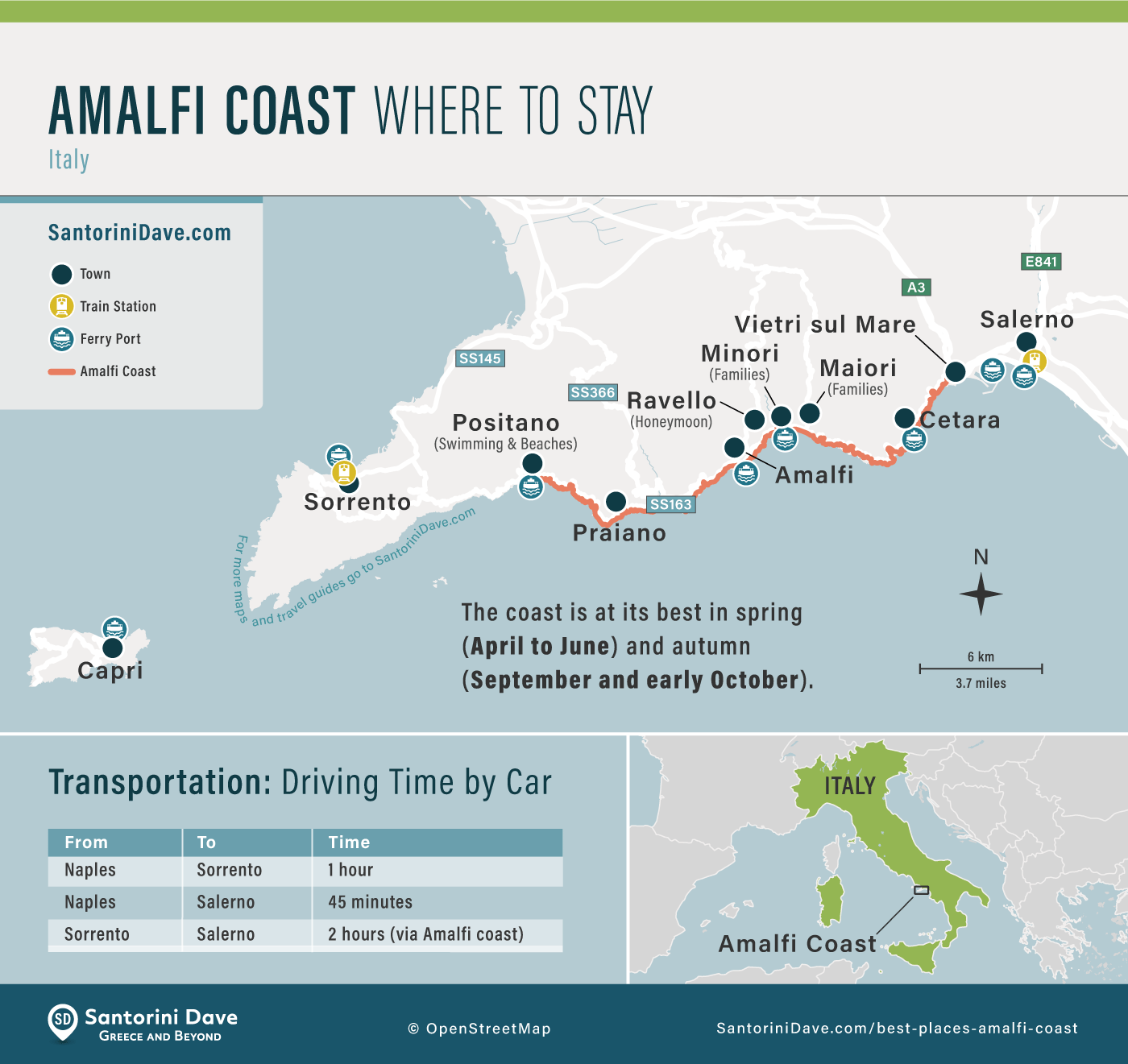 Where to stay amalfi coast reddit