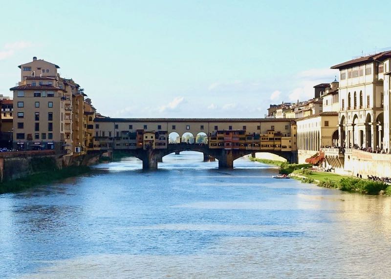 The Ponte Vecchio in Florence, Italy