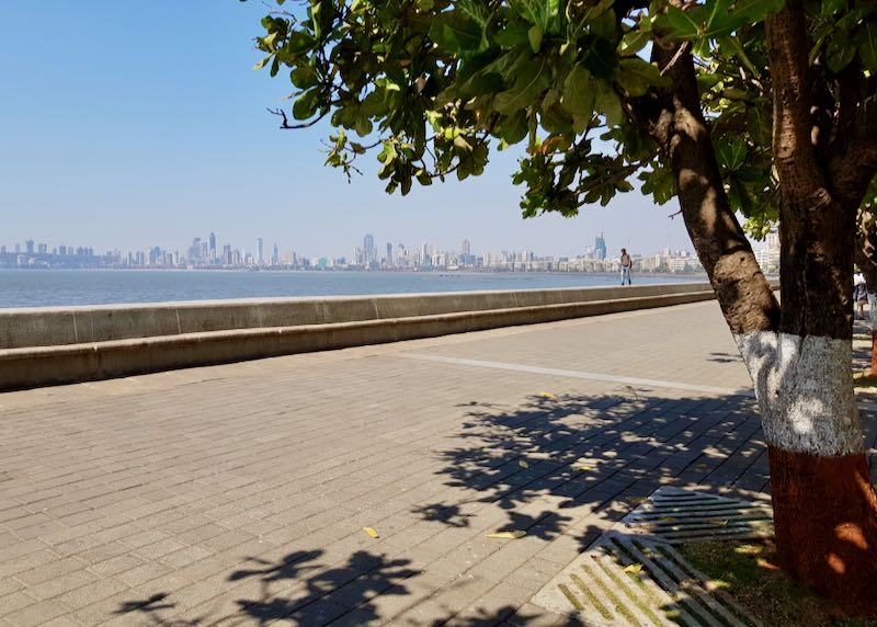 Marine Drive promenade in Mumbai