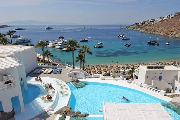 Best beach hotel in Mykonos.