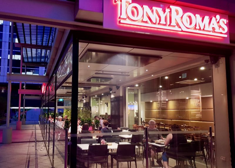 Tony Roma's is close by.