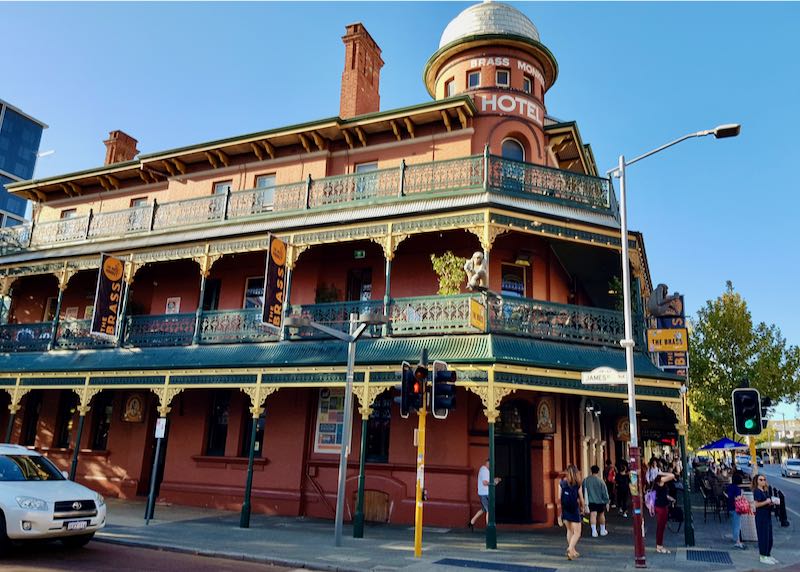 The Brass Monkey is a huge pub and restaurant.