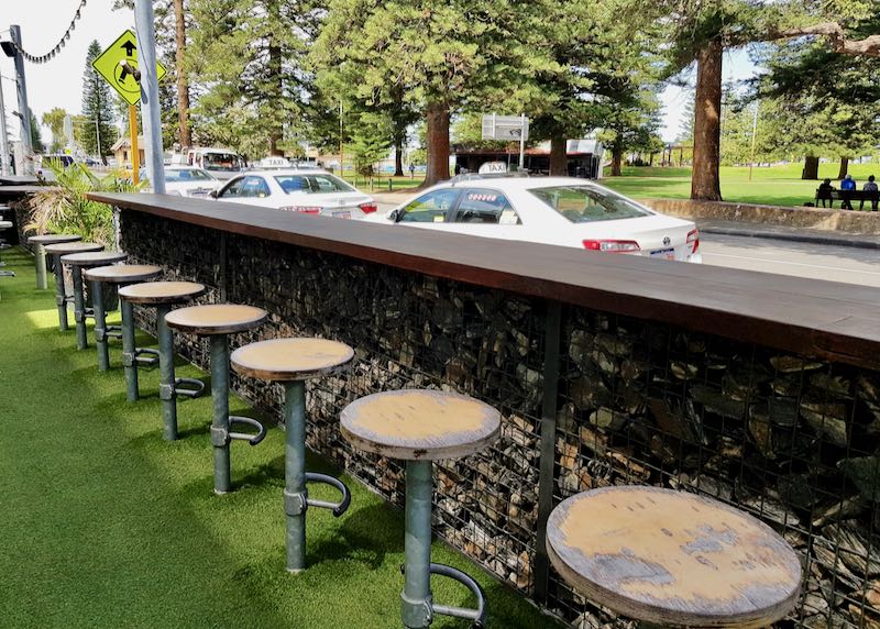 Ball & Chain also offers outdoor seating.