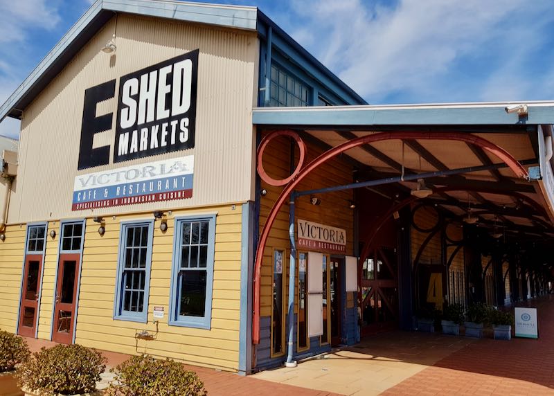 E Shed Markets has a great food court.