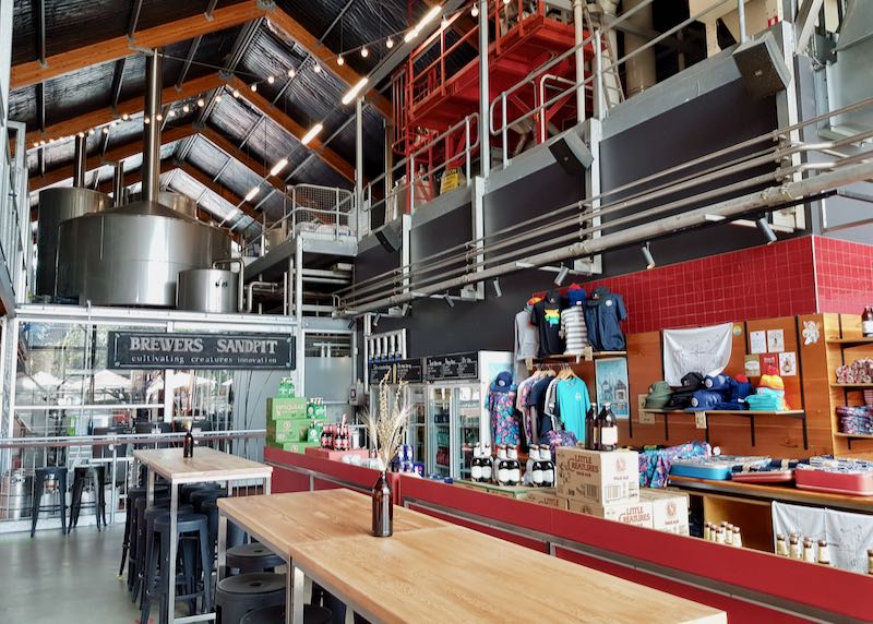 Little Creatures Brewery has a brewery on-site.