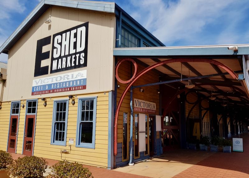 E Shed Markets has a great food court.