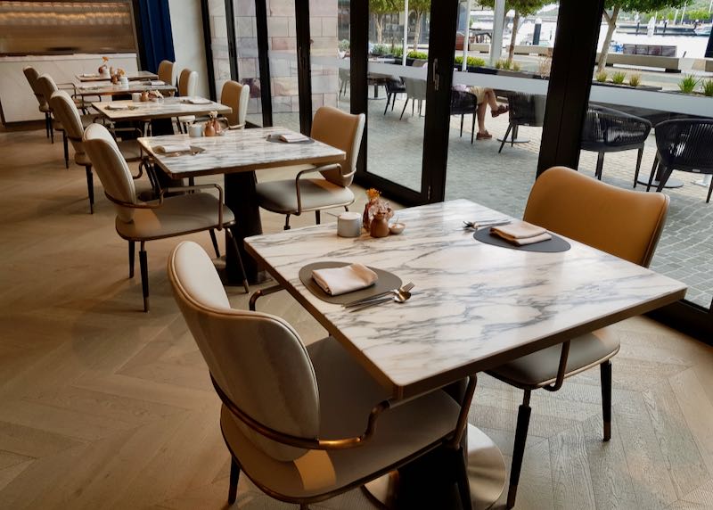 Hearth Restaurant offers classy dining.