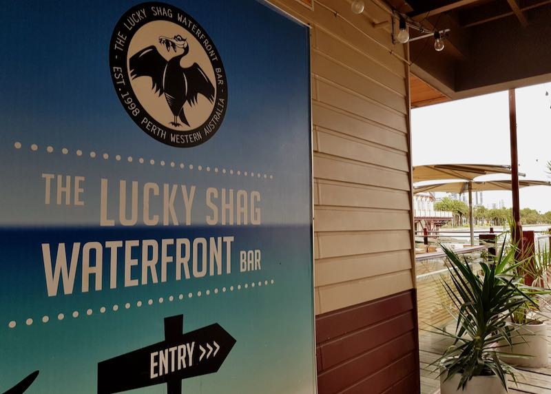 The Lucky Shag Waterfront Bar is nice.