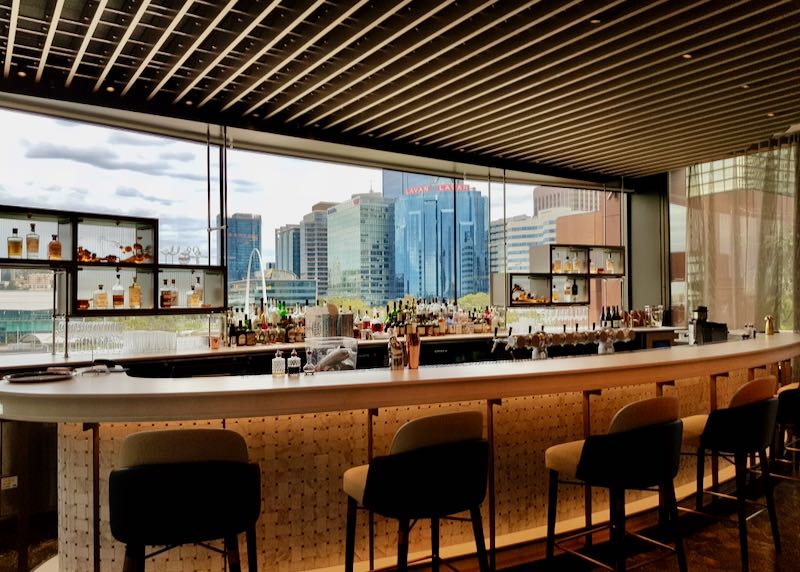 Songbird Bar & Lounge offers great views.