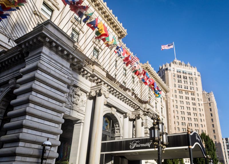 Fairmont Hotel in San Francisco.