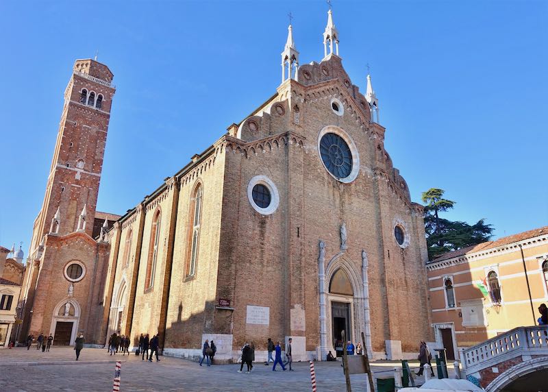Basilica di Santa Maria Gloriosa dei Frari in Venice, Italy