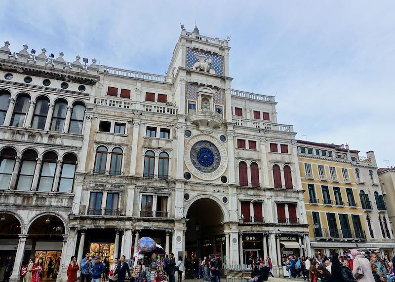 St. Mark's Clocktower in Venice, Italy