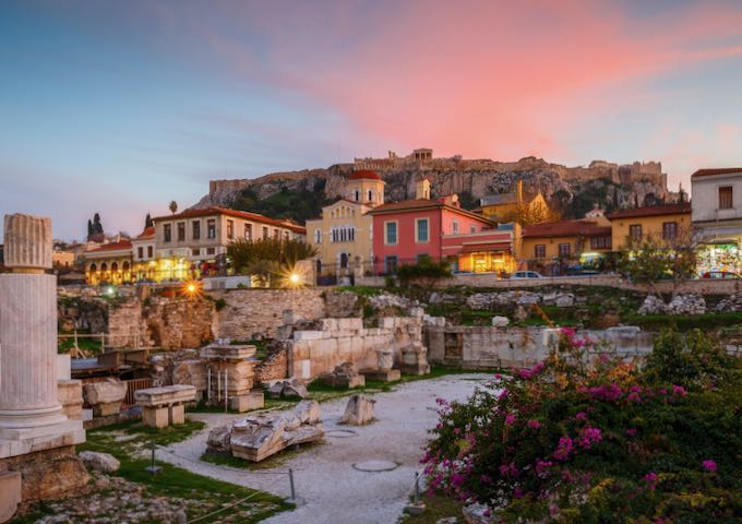 Travel guide to the sights of Athens, Greece.