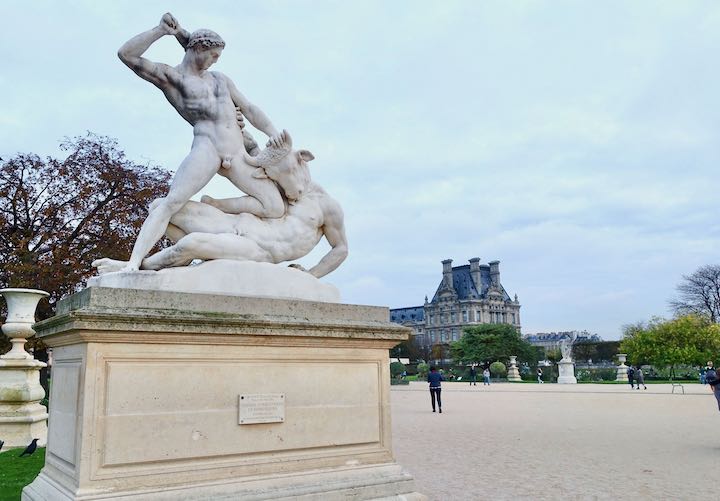 Statue in the Tuileries Garden in the 1st arrondissement