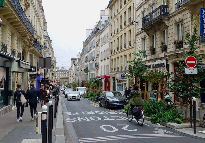 Street scene in South Pigalle, Paris