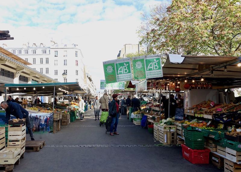 Marche d'Aligre market in Paris