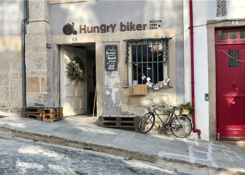 Hungry Biker is popular for its brunches, waffles, and porridge.