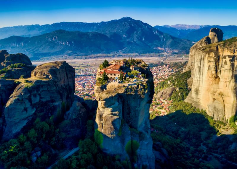Where to stay near the Meteora in Greece.