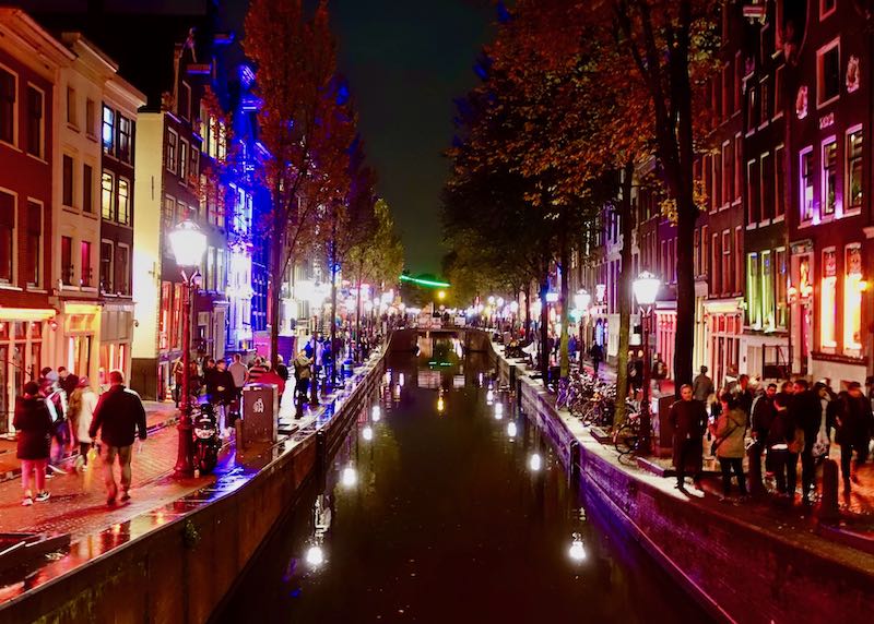 Amsterdam's famous Red Light District