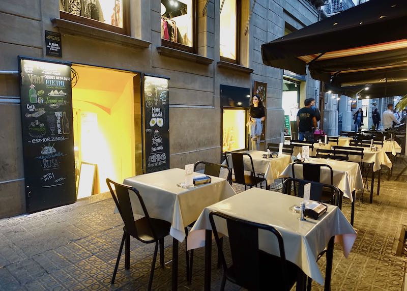 Tapas 24 tapas bar in Barcelona