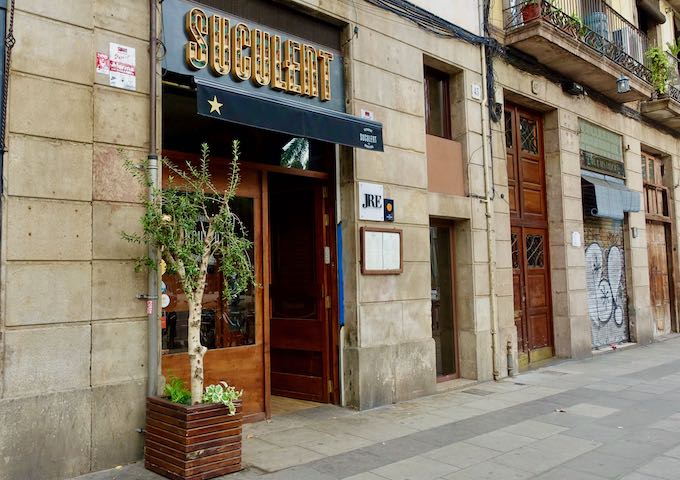 Suculent restaurant in Barcelona