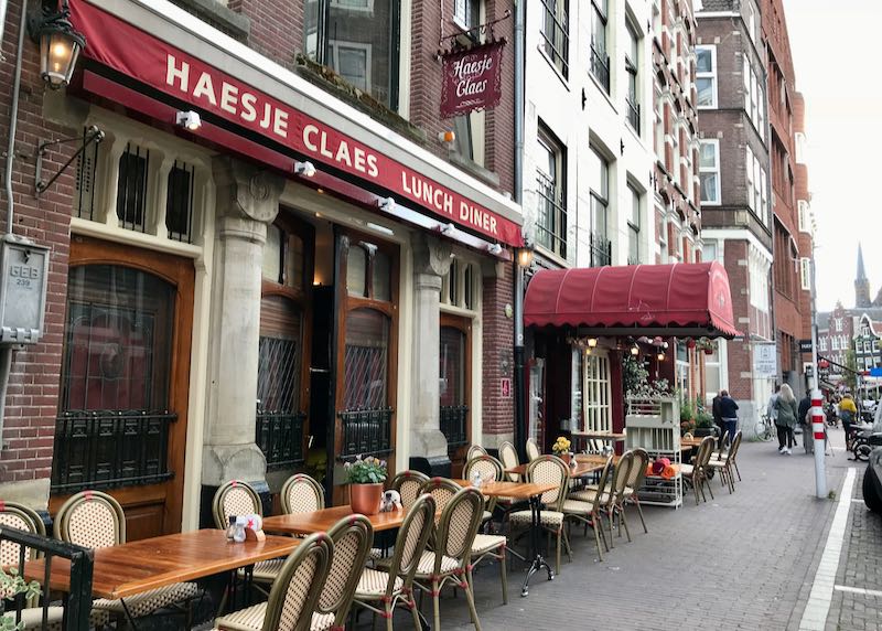 Haesje Claes is known for its traditional Dutch dishes, smoked fish, and seafood platters.