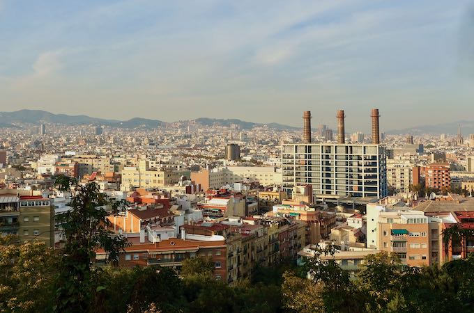 Overlooking Poble Sec in Barcelona