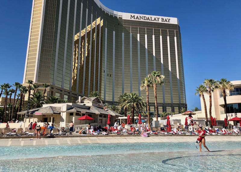 Best hotel pool in Las Vegas.
