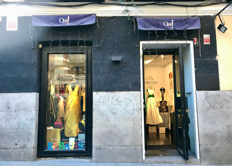 Ojalá Madrid sells streetwear for women.