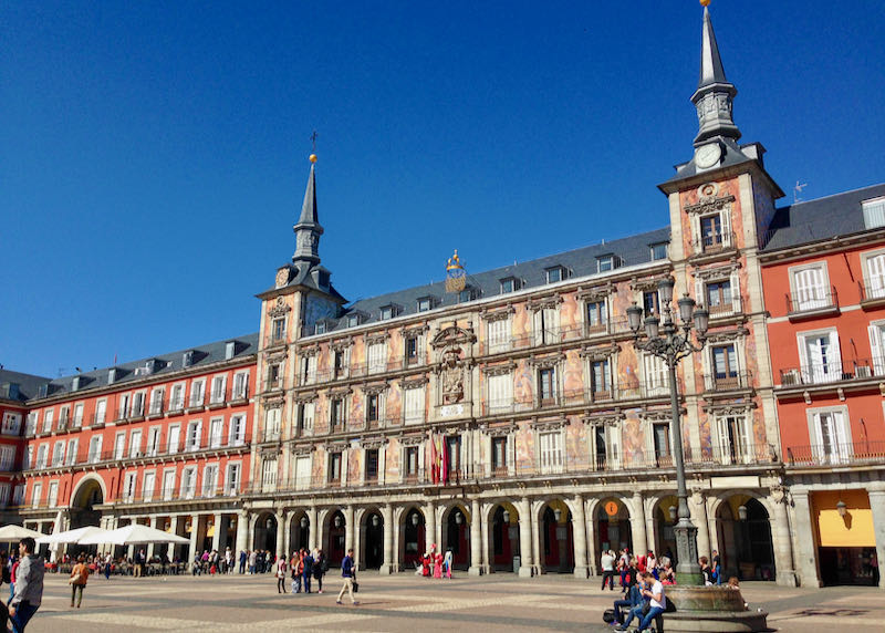 Plaza Mayor is Madrid's historic main square.