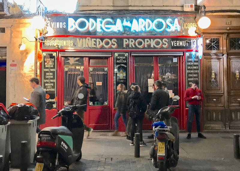 Bodega de la Ardosa is a popular 19th-century tapas bar.