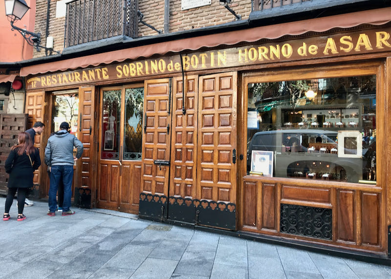 Sobrino del Botín is the world's oldest restaurant.