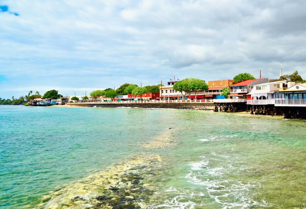 Historic Lahaina town in West Maui