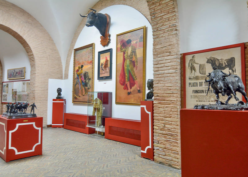 Museo Taurino displays corrida-related art.
