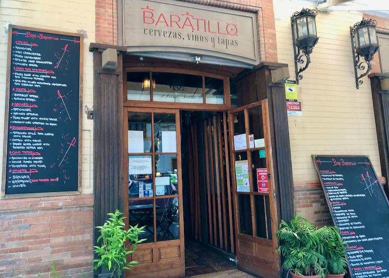 Bar Baratillo is a corrida-themed bar.